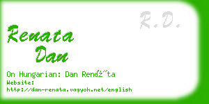 renata dan business card